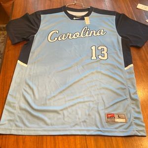 North Carolina baseball jersey sample